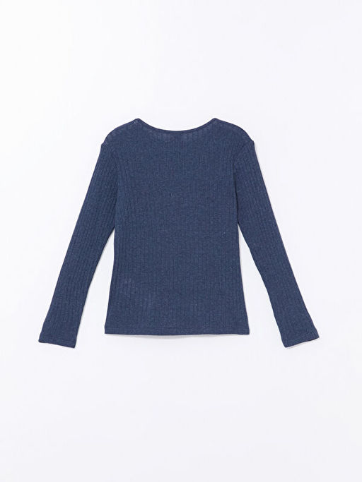 Bisiklet Yaka K?z ?ocuk Ti??rt - Waikiki фото 3