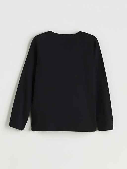 Bisiklet Yaka K?z ?ocuk Ti??rt