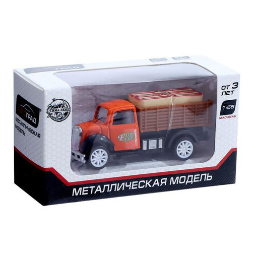 Грузовик металлический Бортовой, инерция, МИКС - Автоград фото 7