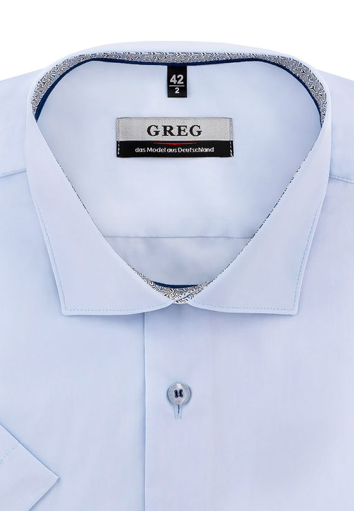 Сорочка мужская короткий рукав GREG 210/109/CL/Z/2p_GB
