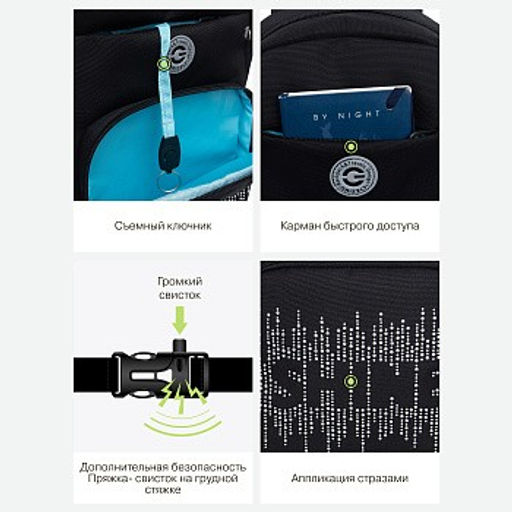 RG-464-3f Рюкзак школьный - Grizzly фото 30