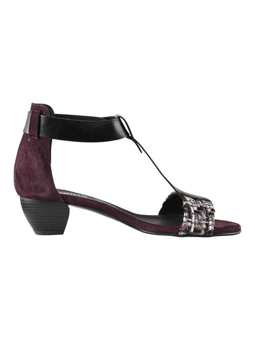 Босоножки, бордово-черные - Heine фото 3