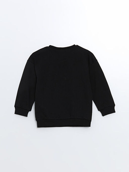 Bisiklet Yaka Uzun Kollu Erkek Bebek Sweatshirt - Waikiki фото 2