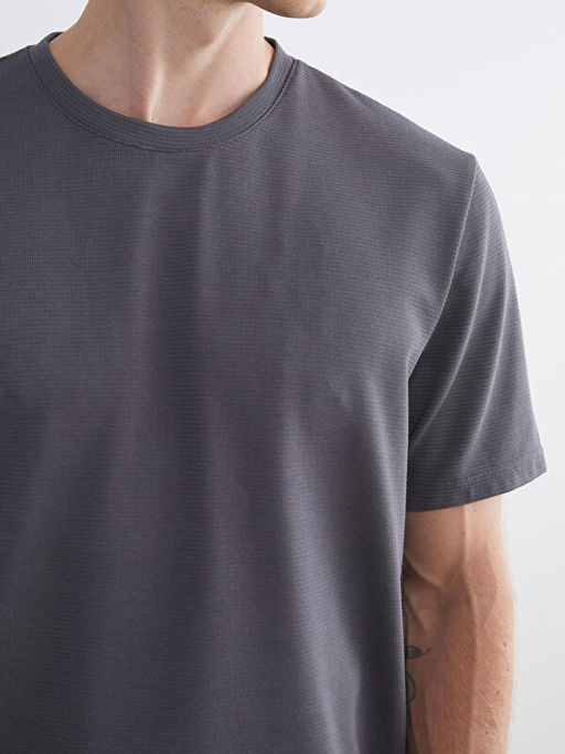 Bisiklet Yaka Penye Erkek Ti??rt