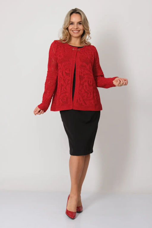 Жакет 351935/красный