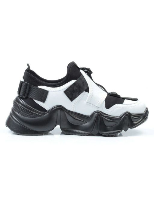 05-FDG103-2P WHITE/BLACK Кроссовки женские (натуральная кожа, текстиль) - No name фото 10