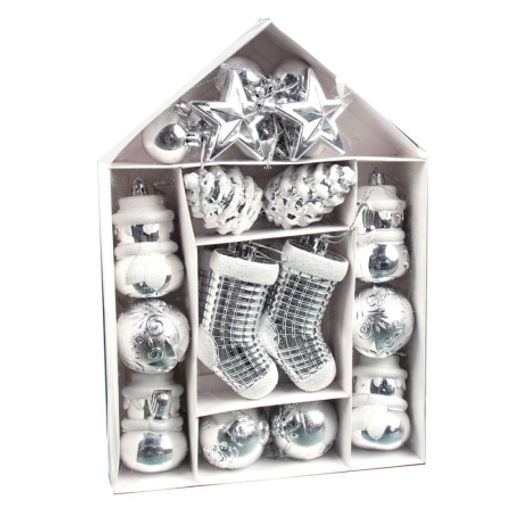 Елочное украшение Набор 20 штук Ассорти / 5618 /уп 20/ микс - Галеонтрейд фото 6