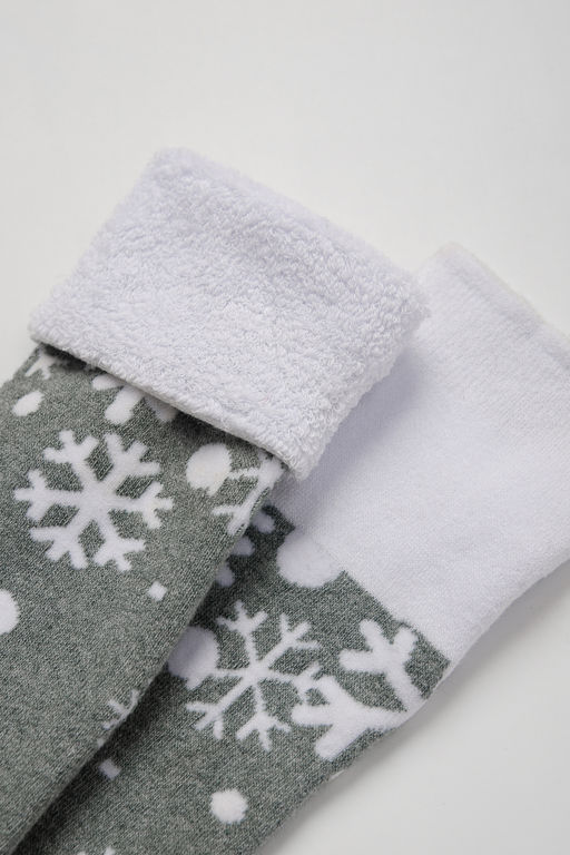 Цена за 6 пар. Гольфы Снежинка детские