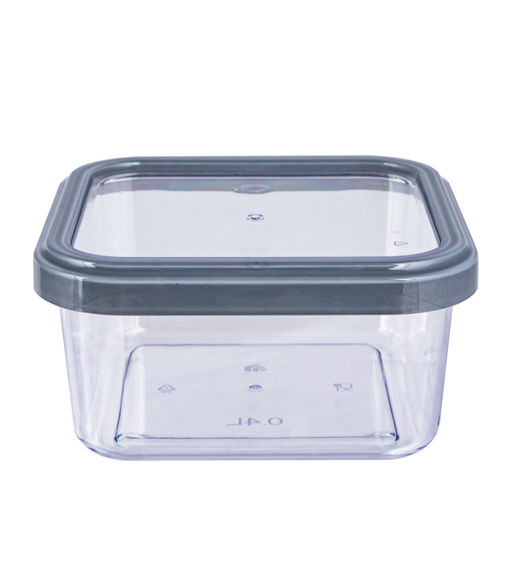 Банка 0,4л для сып продуктов Cubbo Scandi серый - Полимербыт фото 4