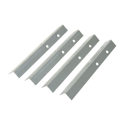 Цена за 2 шт. Набор ножек для грядки, 4 шт., оцинкованные, серый, Greengo