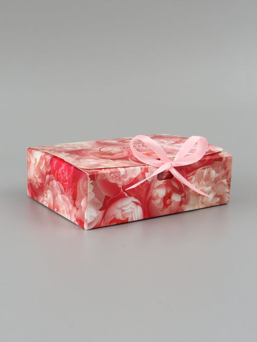 Цена за 3 шт. Коробка складная С Любовью, 16,5 х 12 х 5 см