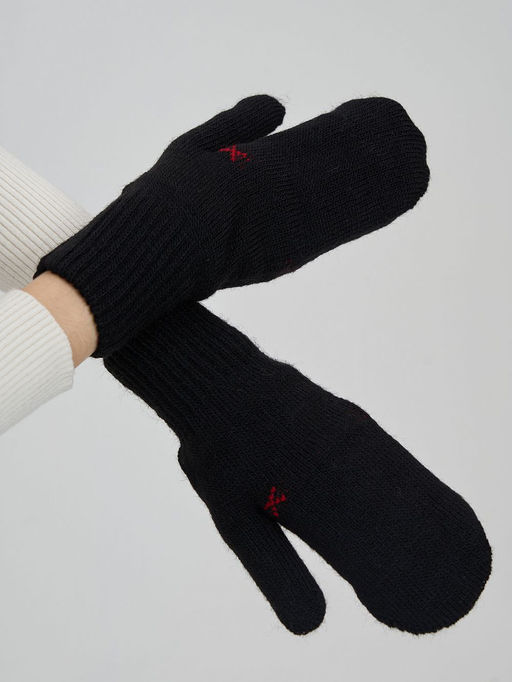 Варежки 212-8223. 95000 чёрный