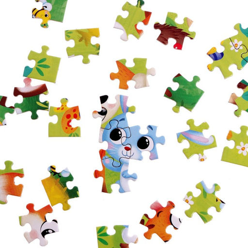 Пазл детский Лисёнок и зайчик, 54 элемента - Puzzle time фото 4