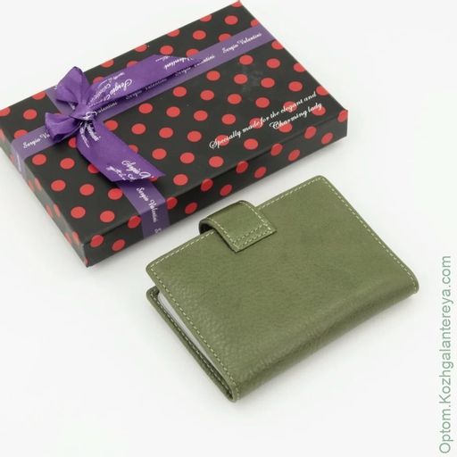 Женская кожаная визитница Sergio Valentini СВ 8040-010  фото 8