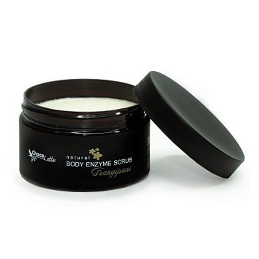 Скраб для тела FRANGIPANI (body enzyme scrub)сахарно-соляной,с энзимами и фрукт.к300 грTM ChocoLatte