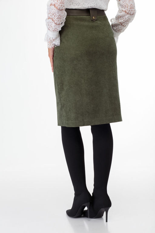 Юбка ANELLI 922 хаки  фото 4