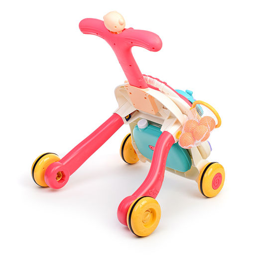 Игровой центр-Каталка "Слоник и коала" цвет красный, в коробке