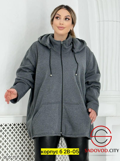 Толстовка женская на флисе - Bruno фото 2