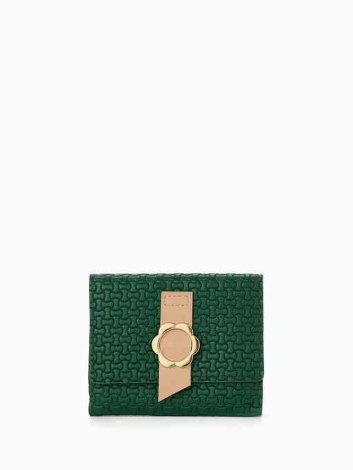 Кошелёк женский на кнопке, 11?1?10 см, комбинированный, жёлтый