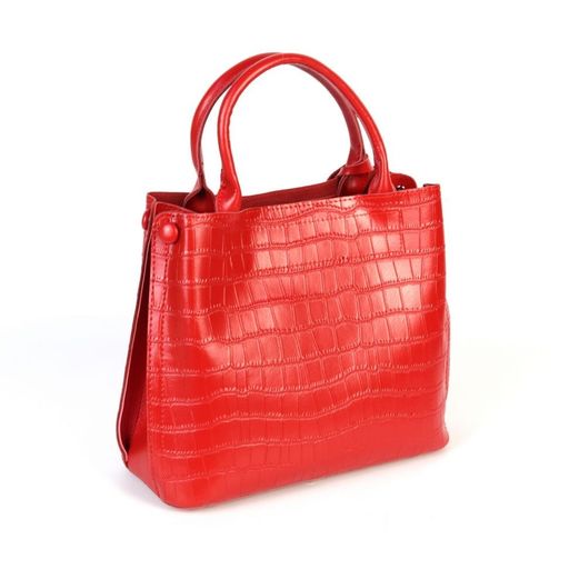 Женская кожаная сумка 1546-220 Ред - Cidirro фото 3