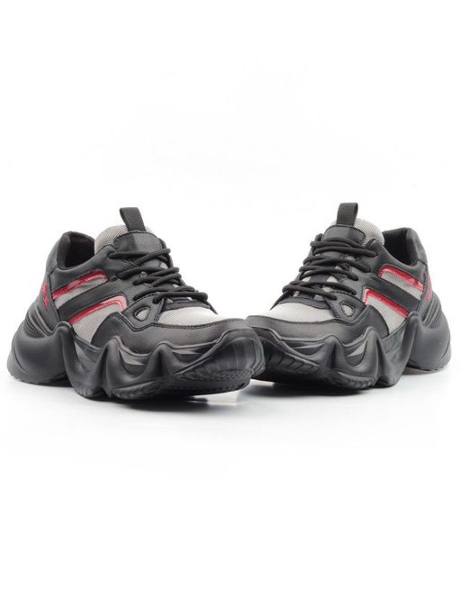 05-DHJ03-1 BLACK Кроссовки женские (нат.кожа, нат.замша, текстиль) - Фабричный китай фото 14