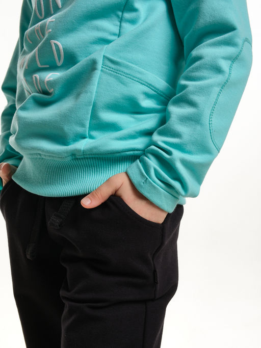 Костюм для девочки с брюками 2227 бирюзовый - Mini maxi фото 5