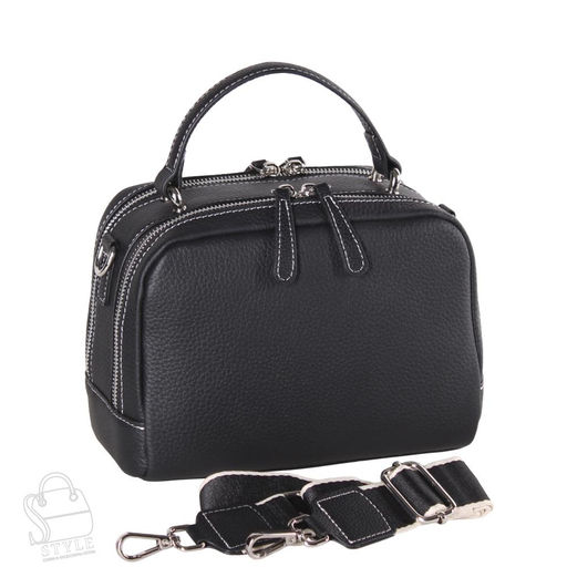 Сумка женская кожаная 99123NN black Natale Navetta  в Новосибирске