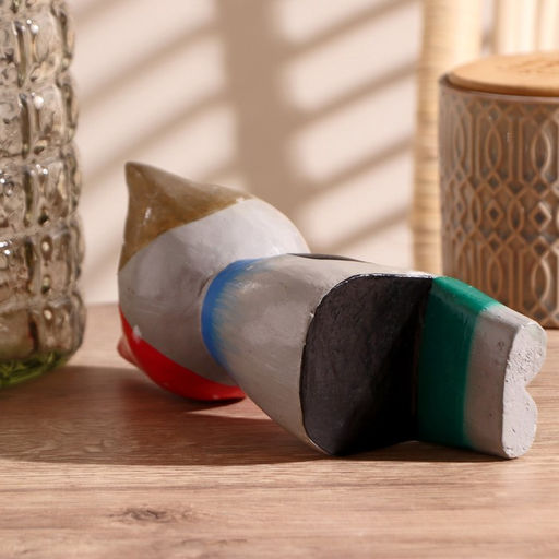 Фигура интерьерная «Сидячий кот», 6×7×20 см, дерево