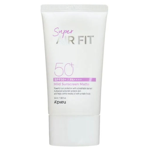 Солнцезащитный крем матирующий APIEU Super Air Fit Matte SPF 50+ PA++++ срок 08.05.2026, 50ml