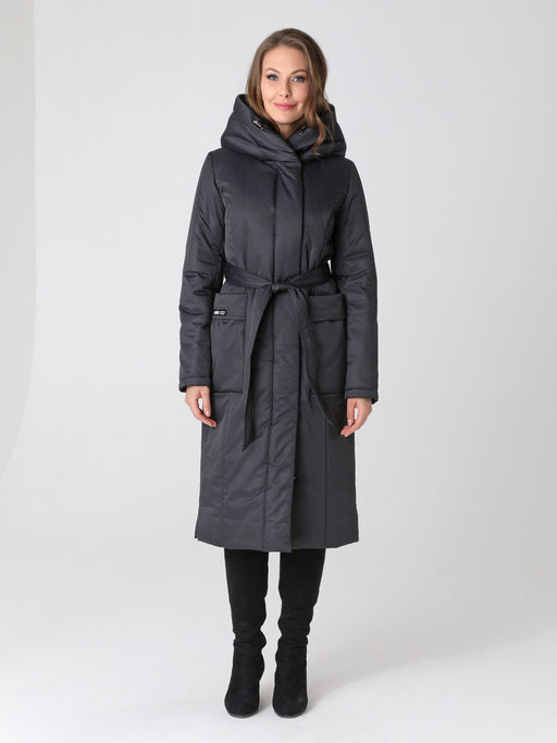 24319 Пальто дем. черный
