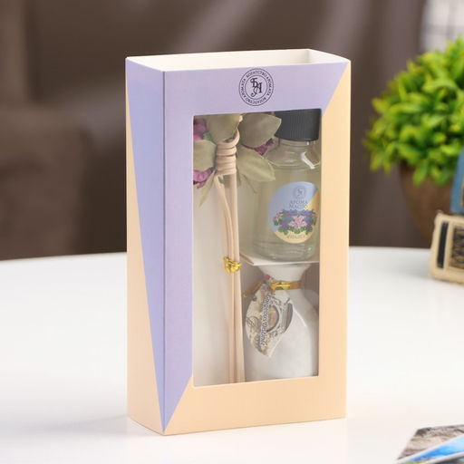 Набор подарочный с диффузором Ваза с цветком, аромат фиалка, Богатство Аромата фото 7