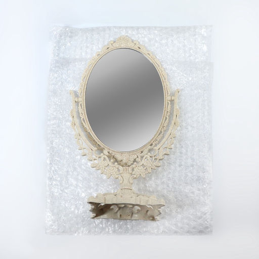 Зеркало настольное, двустороннее, с увеличением, зеркальная поверхность 8,5 × 12,1 см, цвет бронзовый