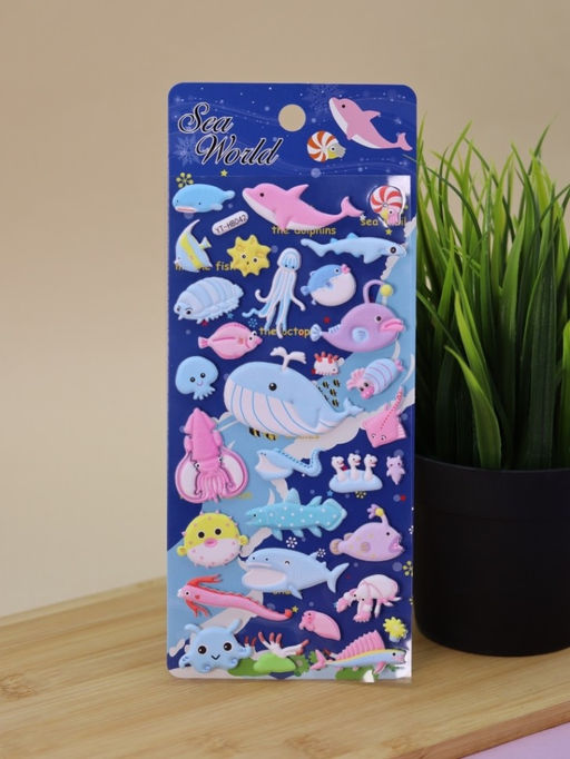 Наклейки объемные "Underwater world" (9*22,5 см)