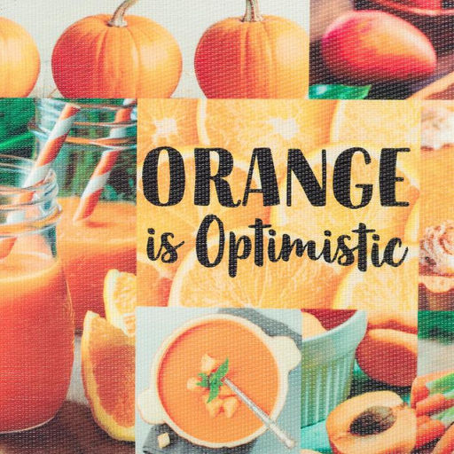 Салфетка на стол ORANGE is Optimistic 29*40 см - Доляна фото 3