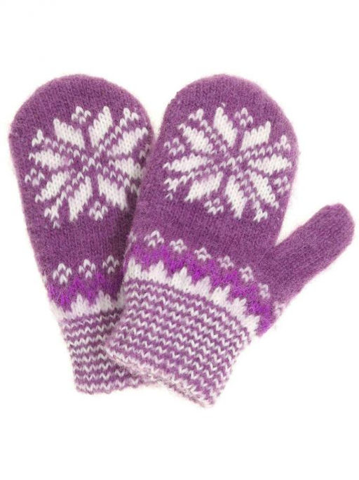 Варежки детские "Звезда" 3 цвета 0411-44