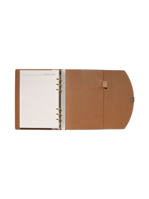 Органайзер на кольцах, A5, с клапаном, 80 листов, в линейку, искусственная кожа, бирюзовый - Simaland фото 12