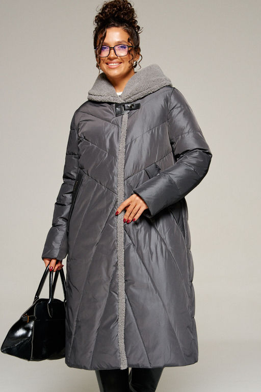 Пальто Beautiful Free 8017 графит