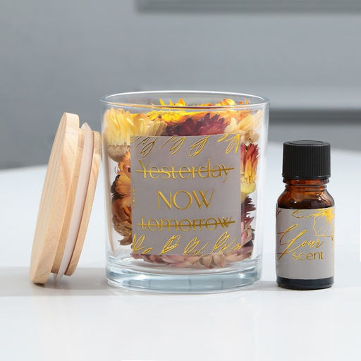 Аромамасло в наборе с сухоцветами Sweet home, роза - Simaland фото 3