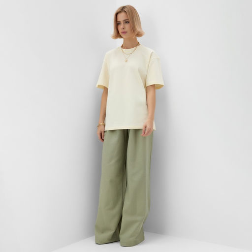 Футболка женская MINAKU, молочная, размер 42-44