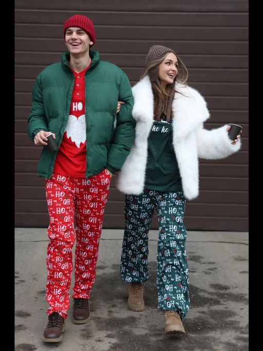 Комплект новогодняя пижама из 100% хлопка - Binita фото 11