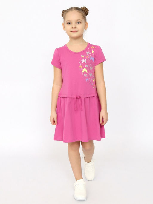 CRB wear/CSKG 63765-27-395 Платье для девочки,розовый/Ex.Cherubino фото 4