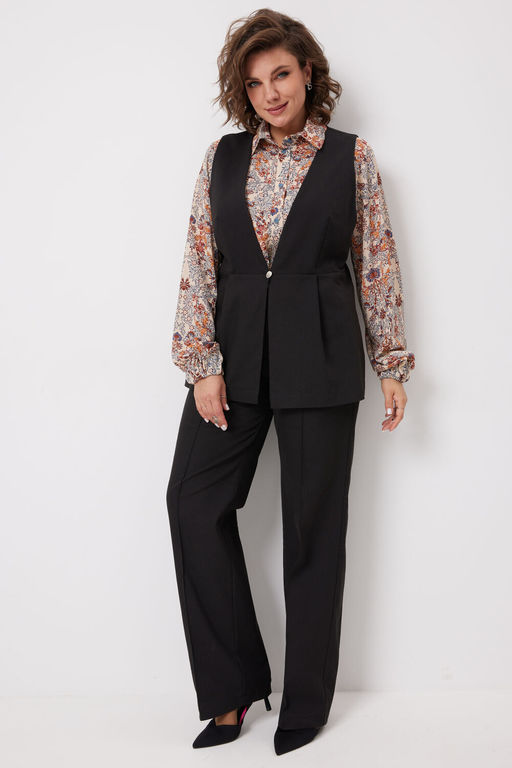 Брюки BegiModa 6068 чёрные  фото 5