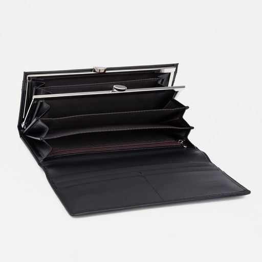 Кошелёк на магнитах, цвет чёрный - Simaland фото 3