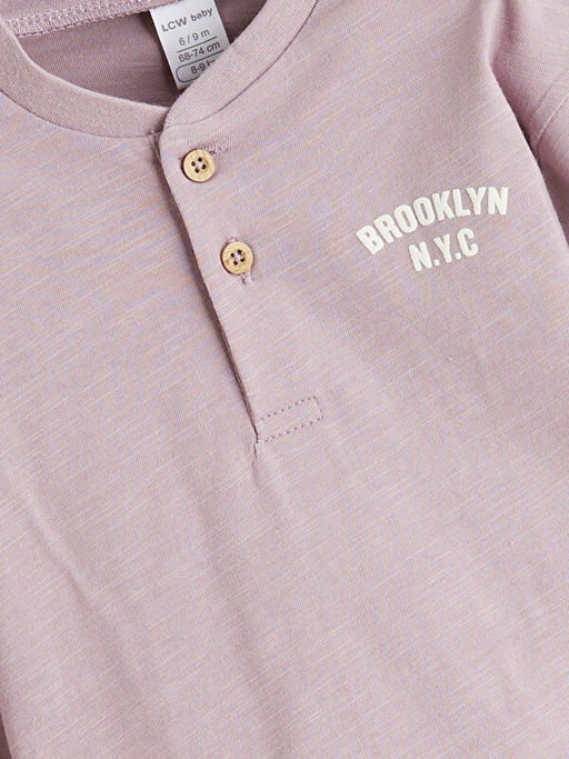 Bisiklet Yaka Erkek Bebek Ti??rt ve Pantolon 2li