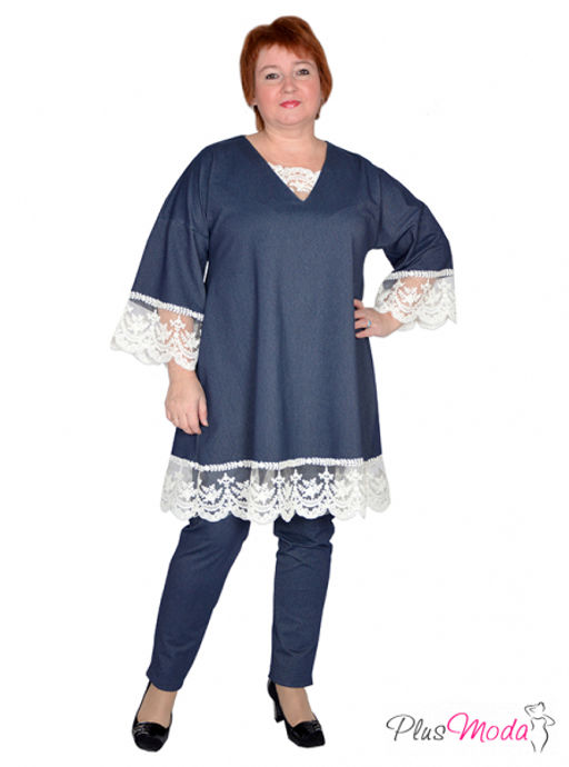 Туника Модель №384 размеры 44-80 - Plusmoda фото 7