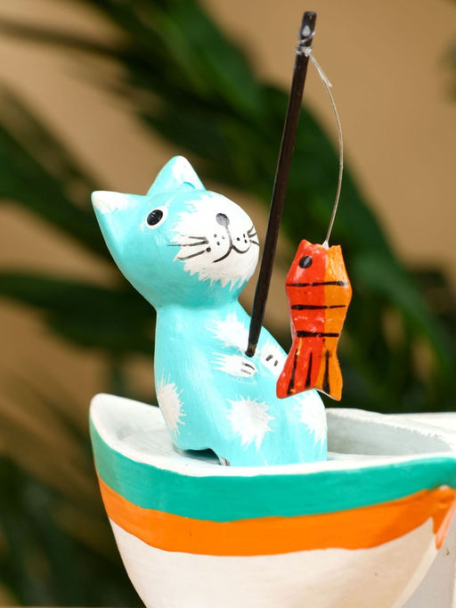 Календарь настольный Котики рыбаки, 191010 см, дерево - Simaland фото 6