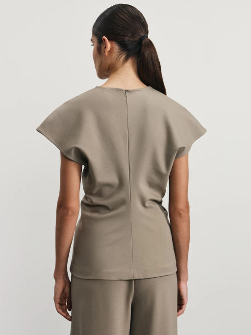 Топ с драпировкой на талии / Zarina  фото 5