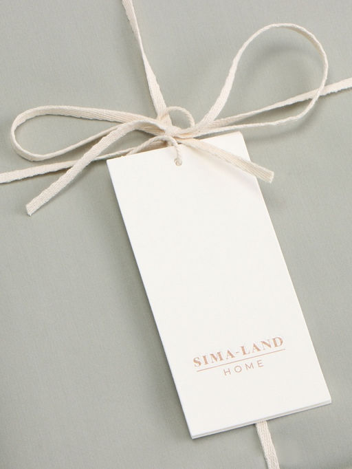 Простыня 2 спальная SL Home Percale 300ТС, 235240 см, олива, хлопок 100% - Sima-land home фото 6