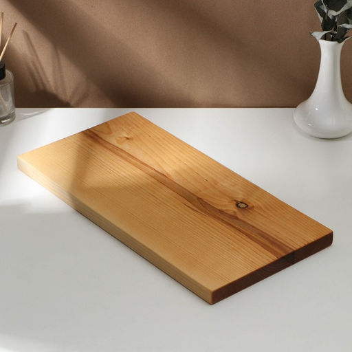 Доска разделочная деревянная Adelica, 40202 см, покрыта маслом, цельная берёза фото 3