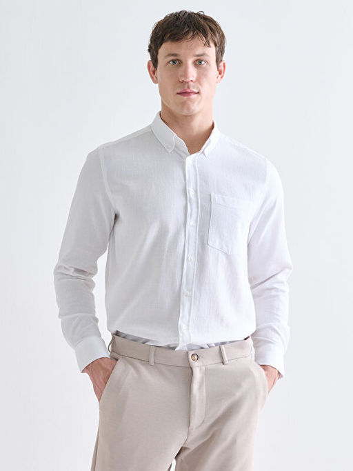 Regular Fit Uzun Kollu Arm?rl? Erkek G?mlek